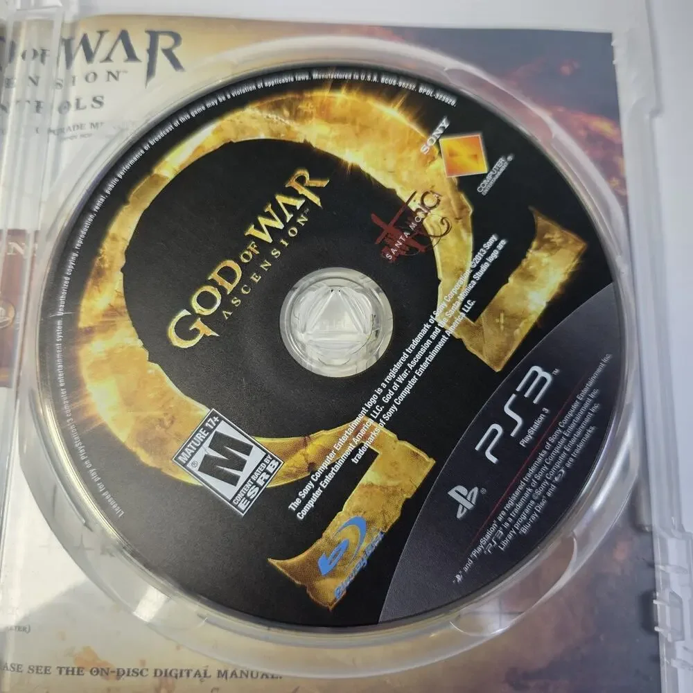 God of War Ascension PS3 PlayStation 3 2013 Complete CIB Manual Tested Working